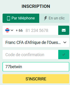 betwinner inscription